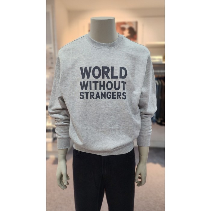 지오다노 남자 그래픽 기본 테리  맨투맨 티셔츠 (WWS) 025511