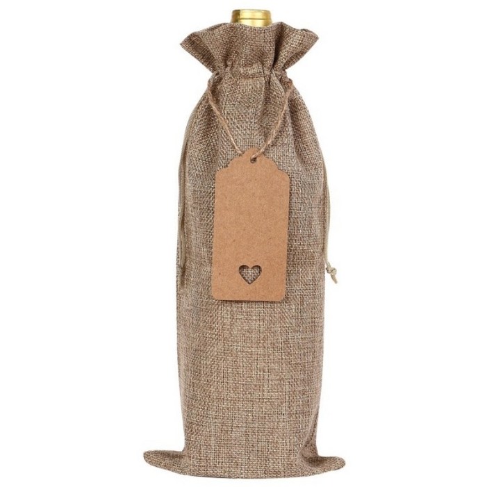 유리병 와인병 선물포장 파우치 10p