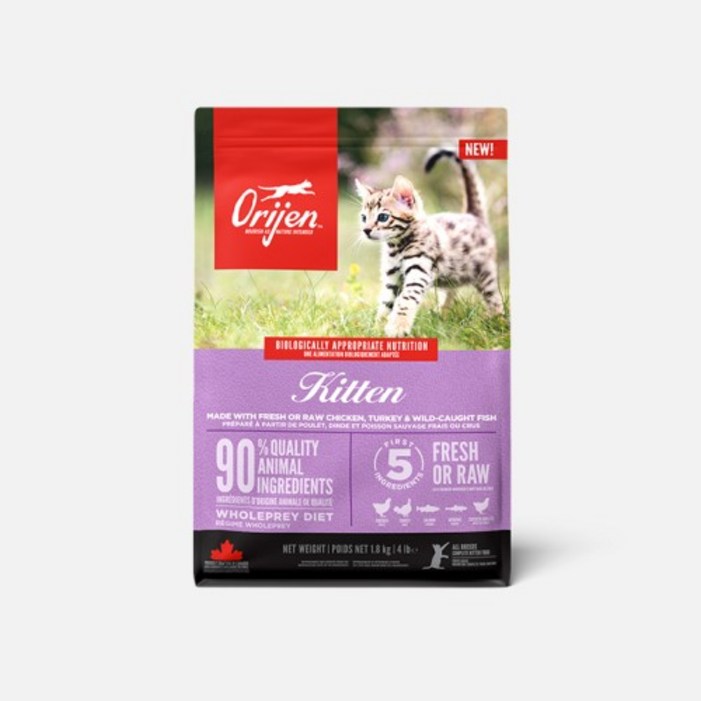 오리젠 캣 키튼 1.8kg 1세미만 아기고양이사료
