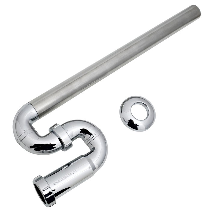 세면대 트랩 S자 배수관 바닥 국산 S트랩