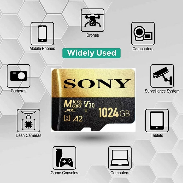 SONY 마이크로 SD카드 1024GB 소니 메모리카드, 1개