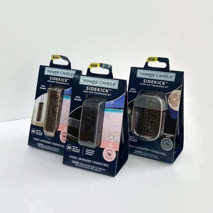 양키캔들 공식수입정품 사이드킥 차량용방향제, 핑크샌즈, 1개