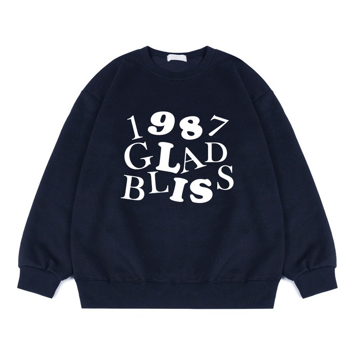 글래드블리스 1987글래드 소프트기모 맨투맨 티셔츠