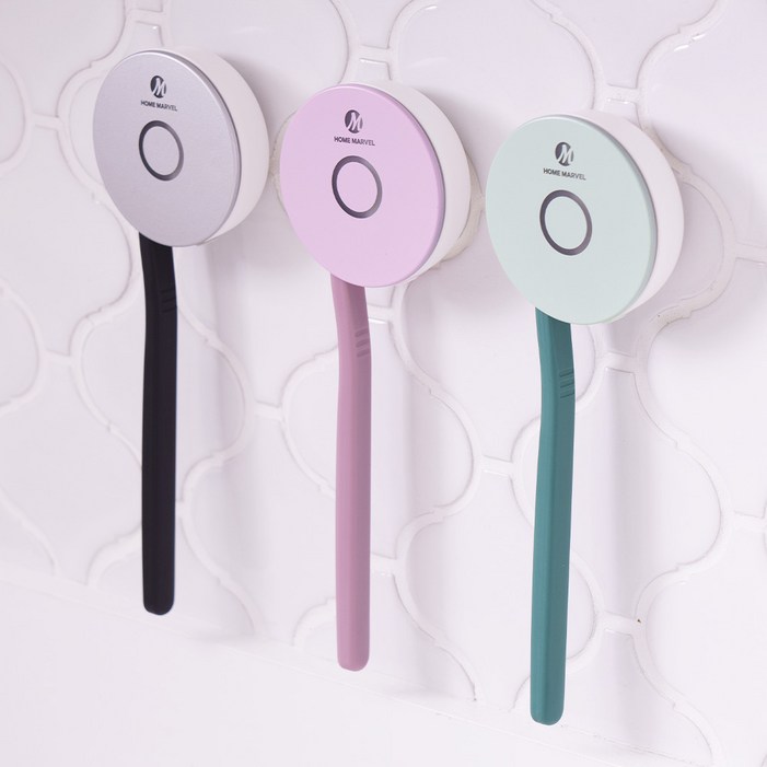 홈마블 2in1 휴대용  무타공 벽걸이 UV 무선 칫솔 살균기 TS10 테이프