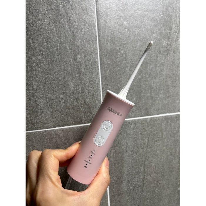 슈퍼적립 최대 10N배송 아쿠아픽 AQ205 구강세정기 휴대용 무선 치아 물치실 칫솔 치간 세척기