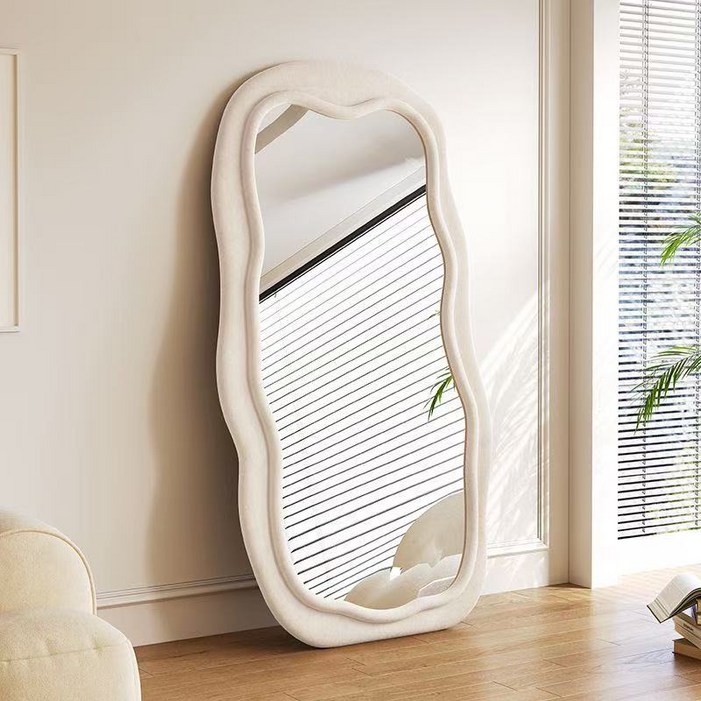 비정형 웨이브 전신거울 예쁜 스탠드 벽걸이 거울