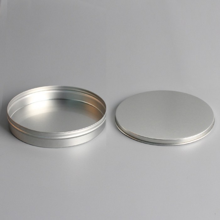 포포라운지 원형 틴케이스 알루미늄 철제 케이스 양철통 캔들 소품 보관함