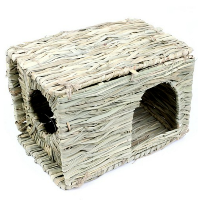 토끼 숨숨집 밀짚 사각하우스 S