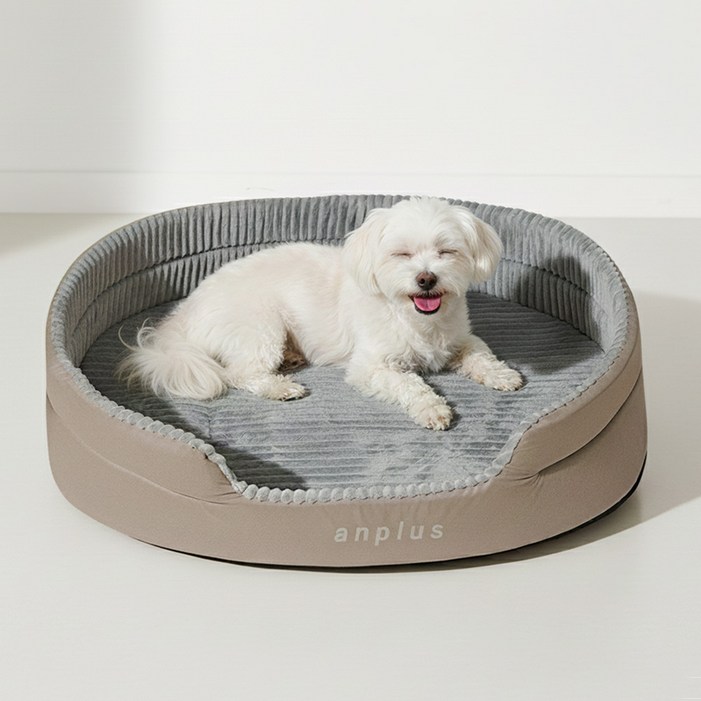앙플러스 폭신한 강아지 마약 방석 대형 애견 쿠션 펫 매트