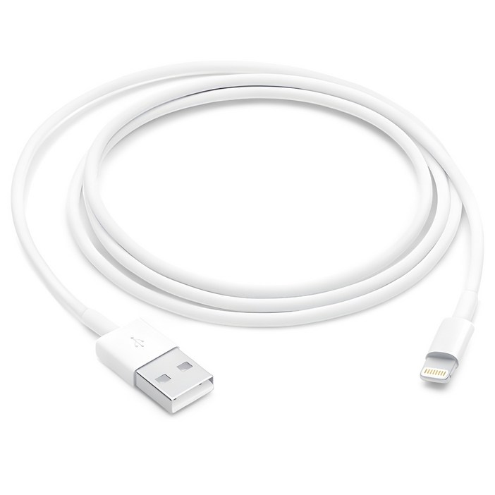 Apple LightningUSB 케이블 MUQW3FEA, 1m, 화이트, 1개