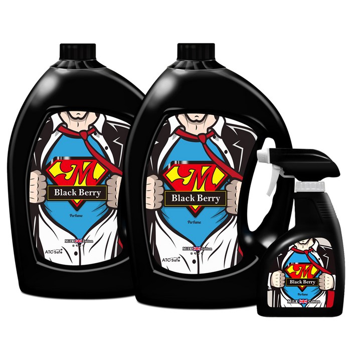 아토세이프 대용량 섬유향수 3L x 2p + 공병용기 450ml