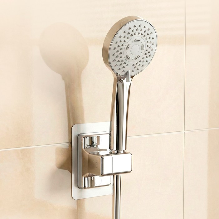 코멧 접착식 각도조절 샤워기 홀더