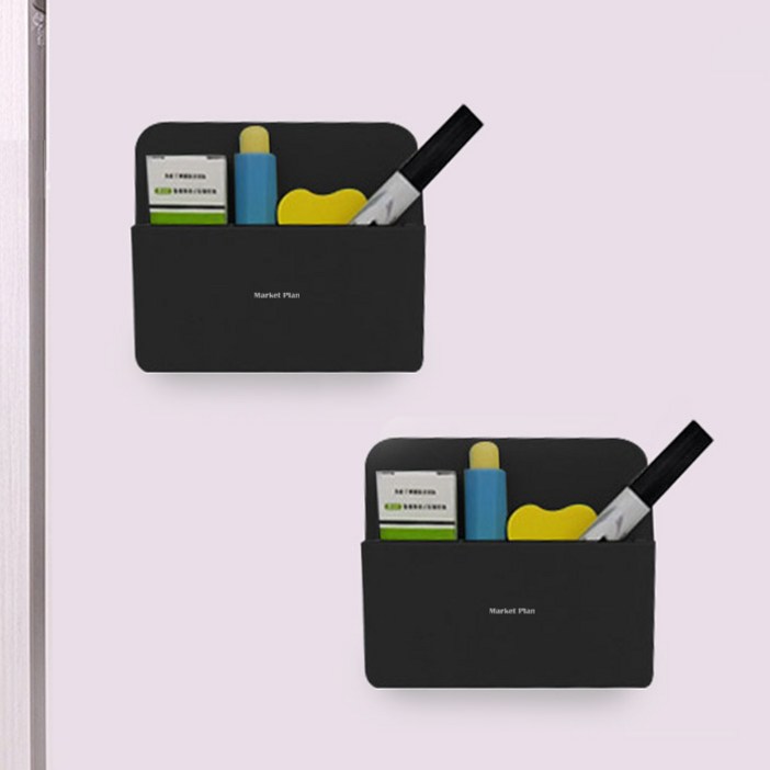 마켓플랜 다용도 펜꽂이 자석 수납 정리함