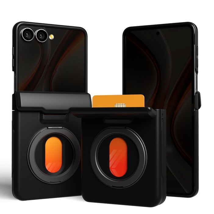 엑씨 가디언 카드수납 거치형 맥세이프 호환 자동 폴딩 힌지보호 휴대폰 케이스