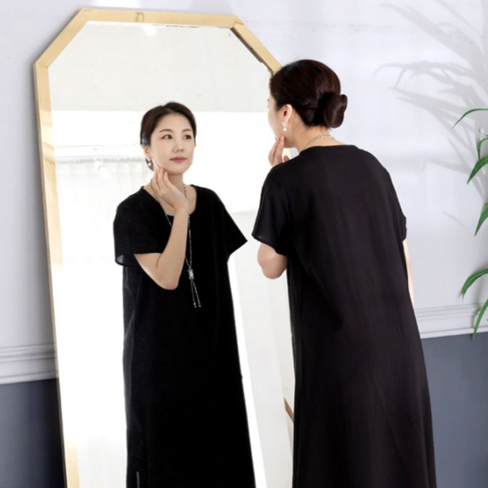 민트코코아 여자 인견 반팔원피스 민트코코아 여자 인견 반팔원피스