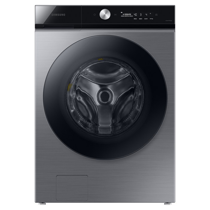 삼성전자 BESPOKE 그랑데 세탁기 AI 이녹스 WF21B6400KP 21kg 방문설치