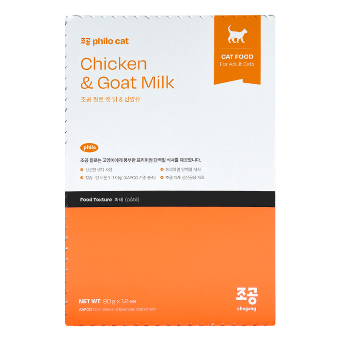 조공 성묘용 필로캣 고양이 습식사료, 닭, 1.08kg, 1개