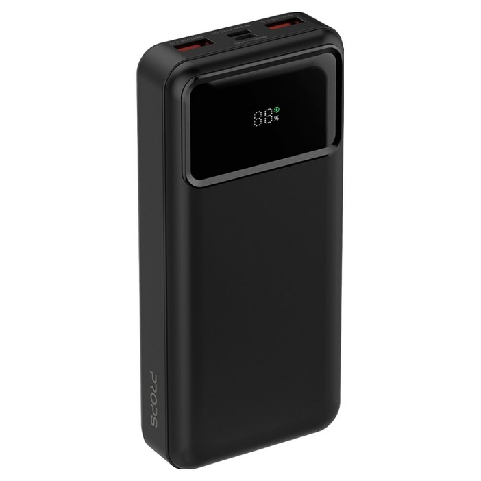 프롭스 22.5W PD 고속충전 LED 잔량표시 차지고 보조배터리 20000mAh