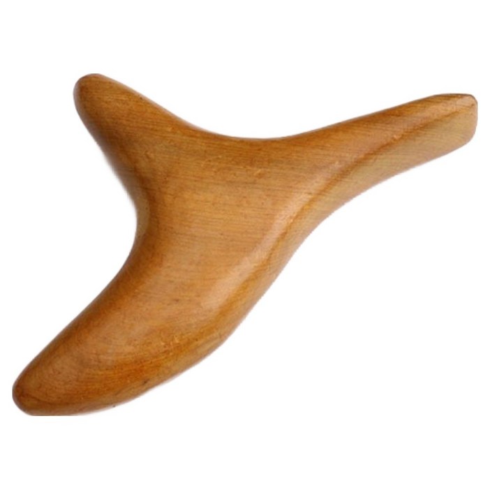 피앤케이 삼각 우드 괄사 마사지기 얼굴 목 발 지압봉