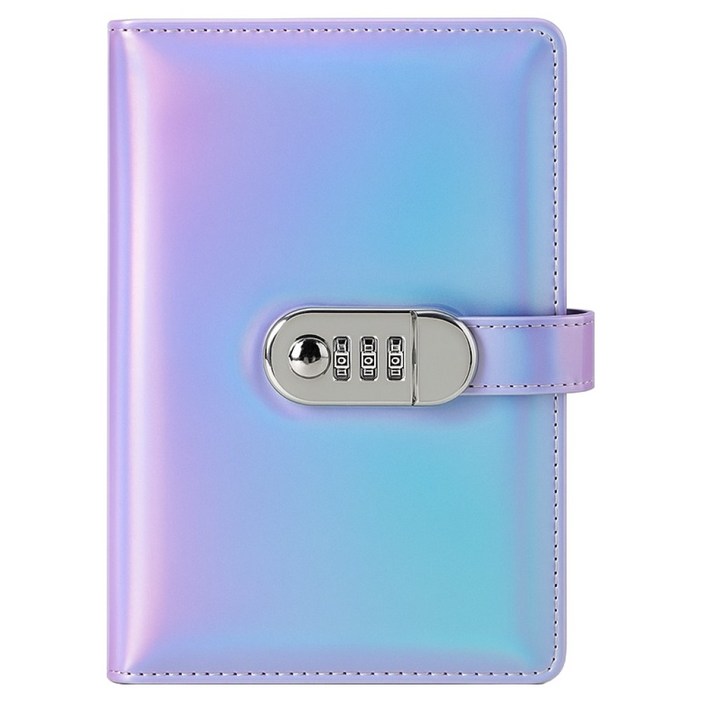 모더너리 시크릿 비밀 다이어리 일기장, 홀로그램 블루, 1개