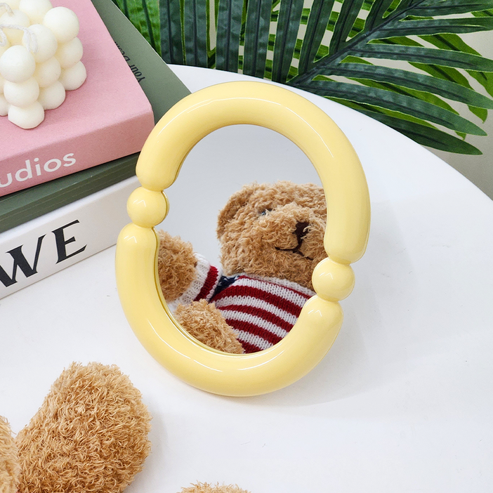 미니 파스텔 라운드 캔디 탁상거울