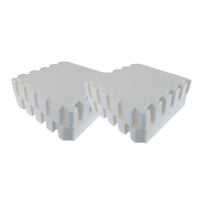 손할매 어린이안전인증 놀이방 무지 퍼즐매트 20p, 아이보리, 1세트