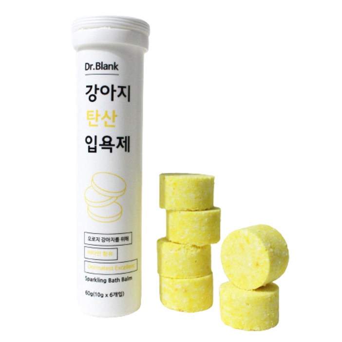 닥터블랭크 반려동물 탄산 스파 입욕제, 60g, 1개