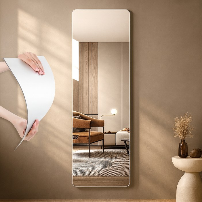 로렘 부착형 전신거울 아크릴 전신거울 40 x 120 cm