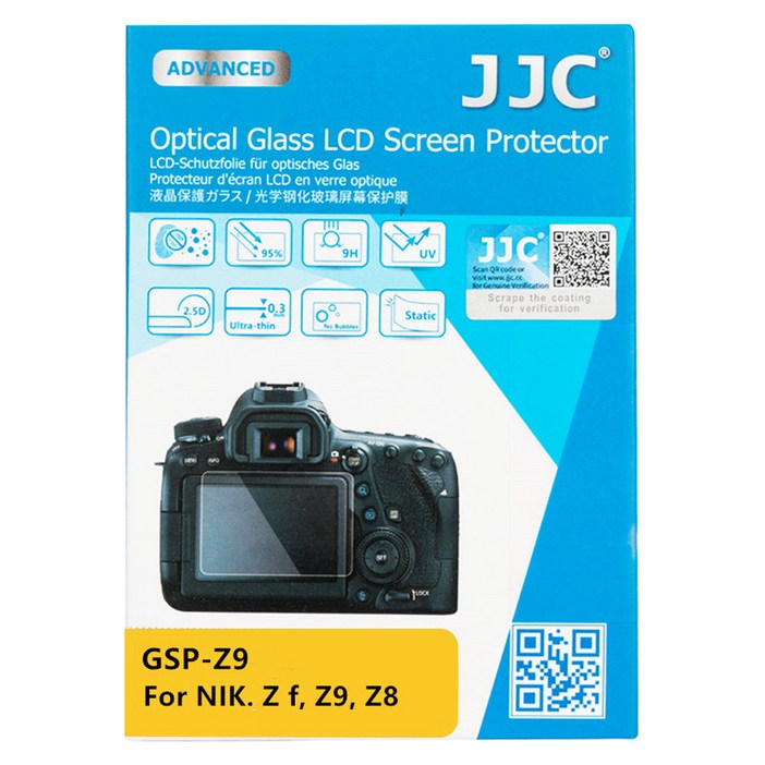JJC 니콘 ZF  Z8  Z9 카메라 강화유리 액정보호필름