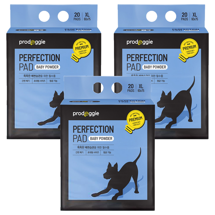 프로도기 강아지 퍼펙션 배변패드 베이비파우더 향 20매