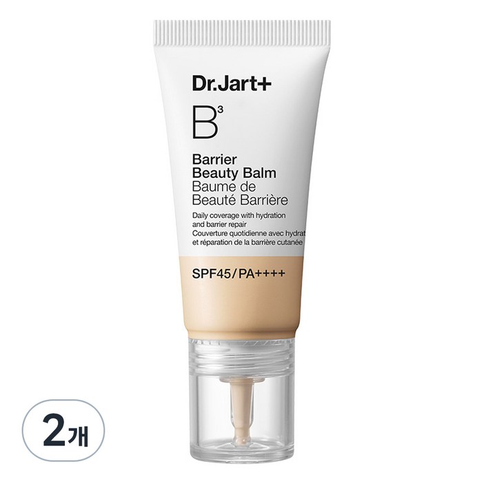 닥터자르트 더메이크업 베리어 뷰티밤 30ml SPF45 PA++++, 02 미디엄, 30ml, 2개