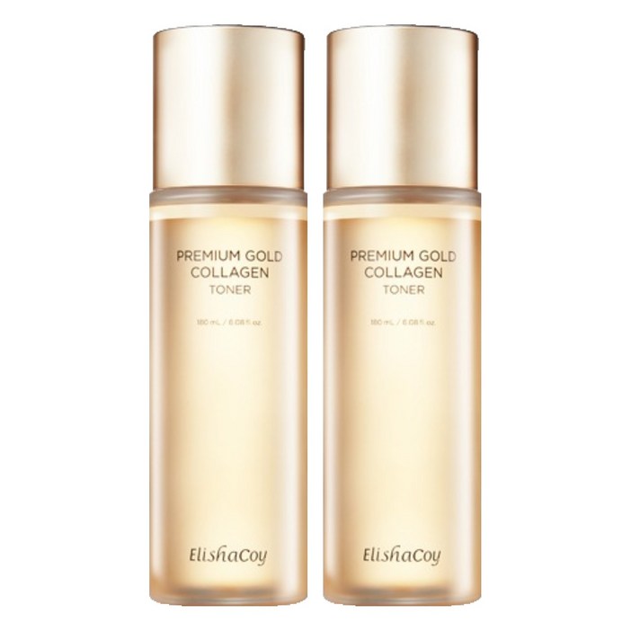 엘리샤코이 프리미엄 골드 콜라겐 토너, 180ml, 2개