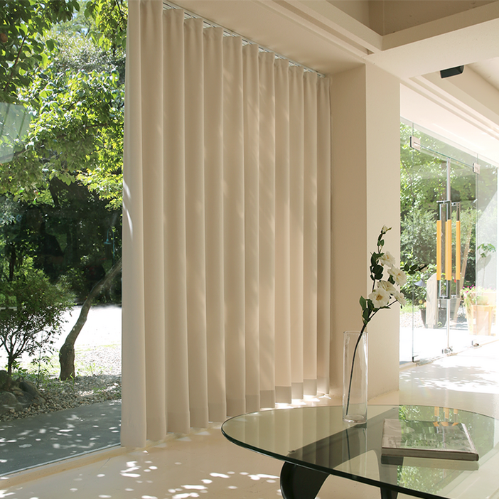 윈도우드레스 무드 형상기억 암막커튼 2p + 커튼끈 세트