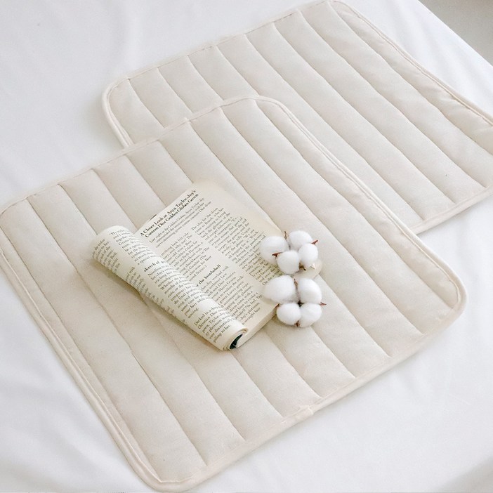 까사베르데 코빈 누빔 면 논슬립 방석 4p