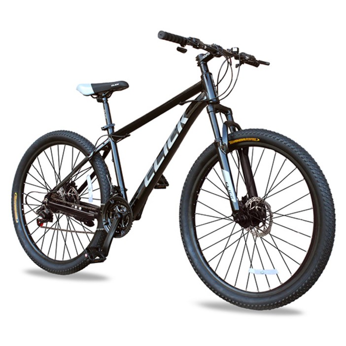 클릭 알루미늄 27.5인치 MTB 자전거 제스트27.5D 기계식디스크브레이크 시마노 21단 미조립, 1개, 180cm, 무광블랙미조립