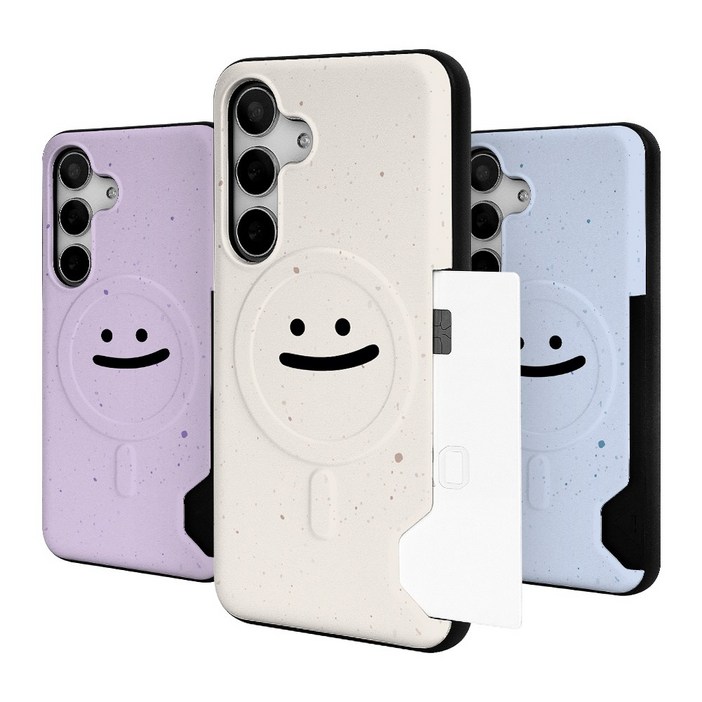 테라조 이모지 맥세이프 슬라이드 카드수납 범퍼 케이스