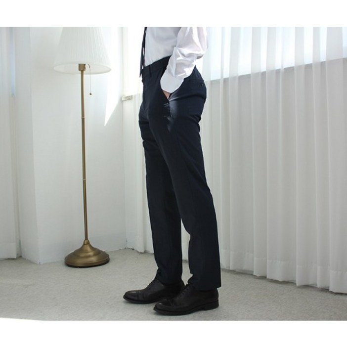 슈트슬랙스 편안한 고스판 남자 히든밴딩 슬랙스 정장바지 어슬랙스