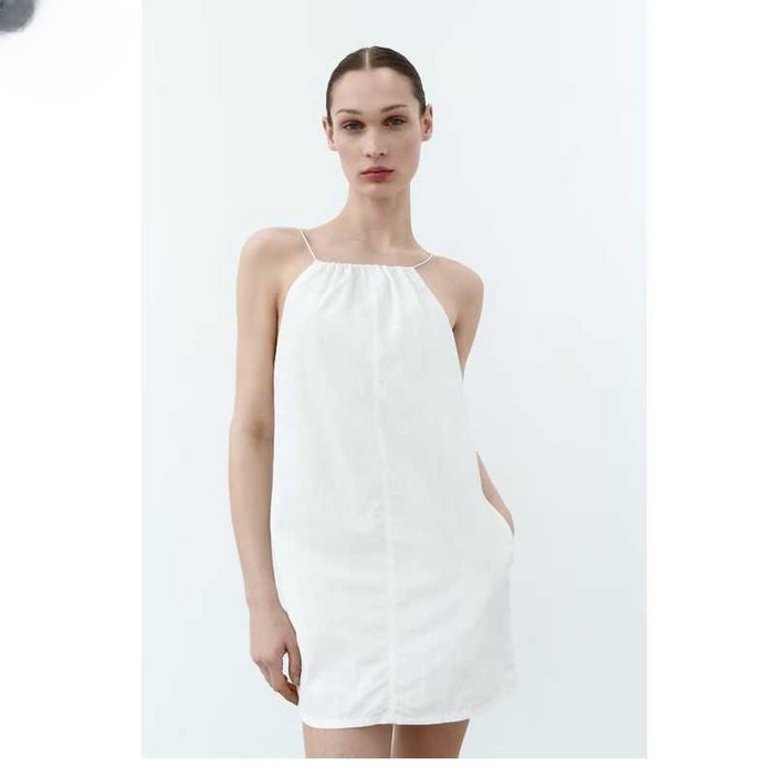 ZARA 여성원피스 오픈숄더 30대 40대 드레스 데이트룩