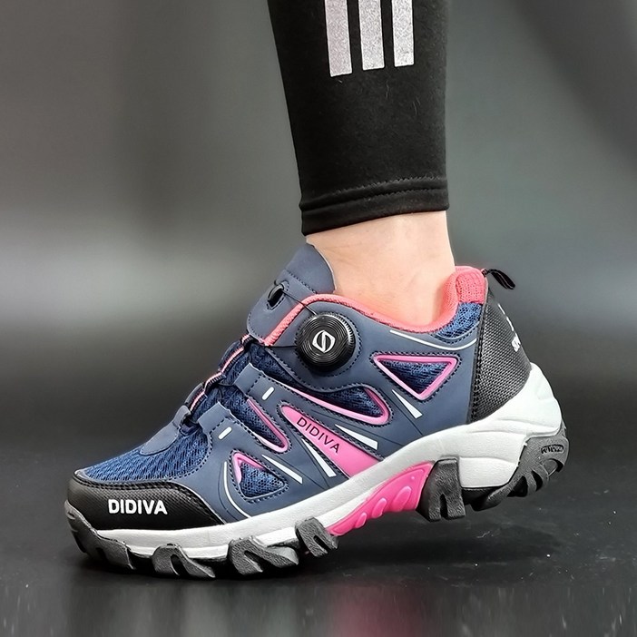 경량 다이얼 트레킹화 230280 남성 여성 쿠션 경등산화 메쉬 트래킹화 캠핑화 발목 등산화 미끄럼방지 워킹화