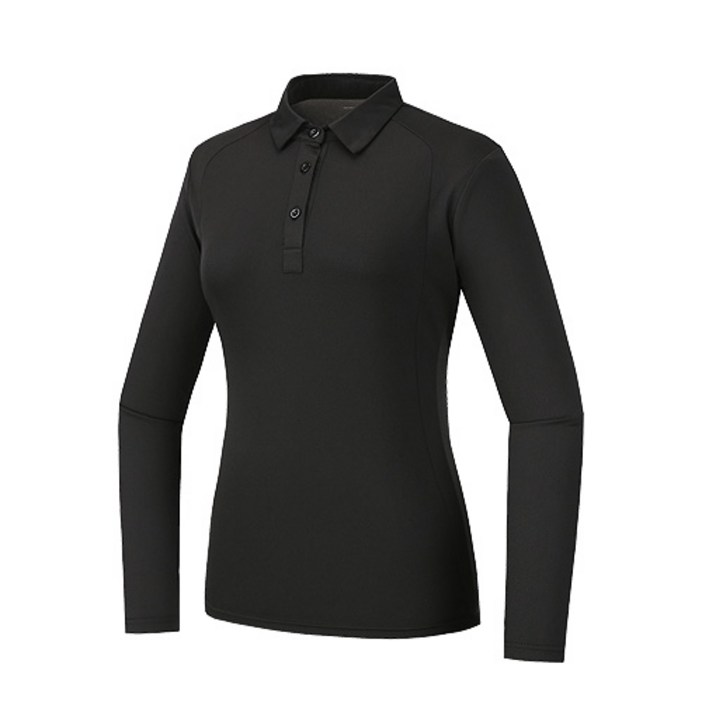 퍼스트스타 여성 쿨론 스판 슬림 카라 티셔츠 R44 파크골프 등산 아웃도어 일상복 단체복