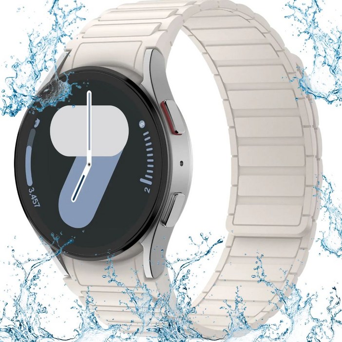 케어핏 스마트워치 마그네틱 실리콘 스트랩 시계줄