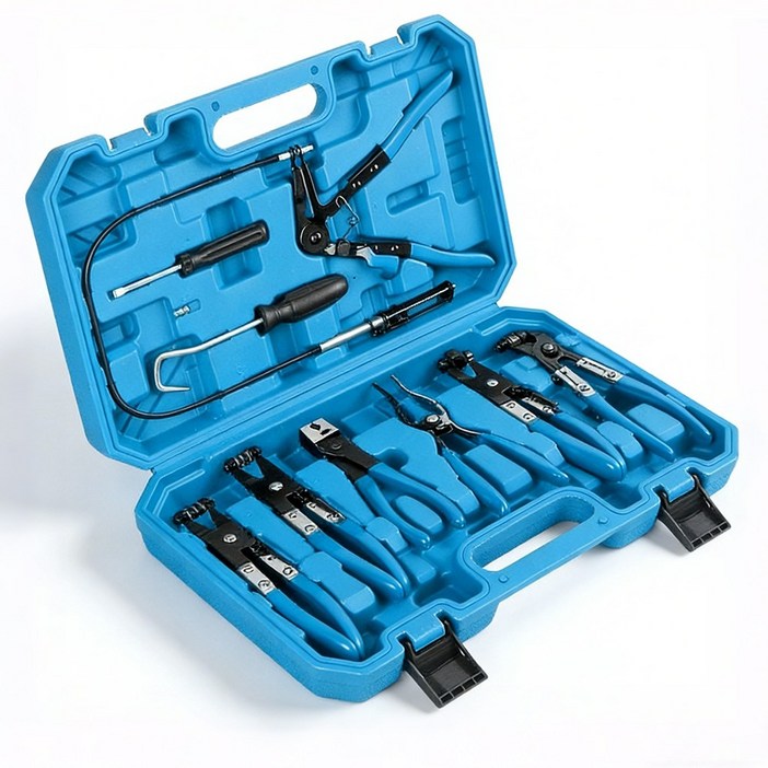 LXU 9종 자동차 호스 틈새 클램프 플라이어 냉각수 정비 공구세트