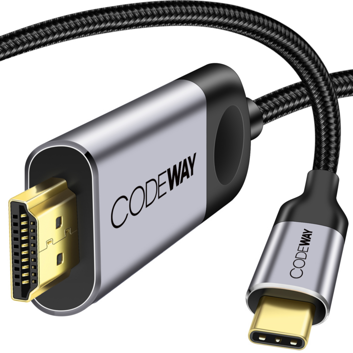 코드웨이 미러링케이블 넷플릭스 스마트폰 USB C to HDMI TV연결, 1개, 3m 코드웨이 미러링케이블 넷플릭스 스마트폰 USB C to HDMI TV연결, 1개, 3m