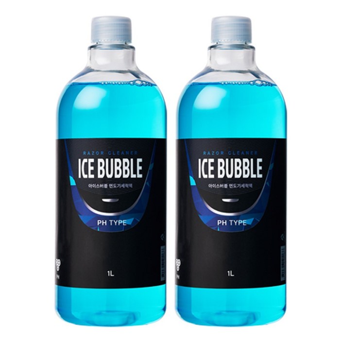 아이스버블 면도기세척액 1L 브라운/필립스/파나소닉 전기면도기 호환 리필액