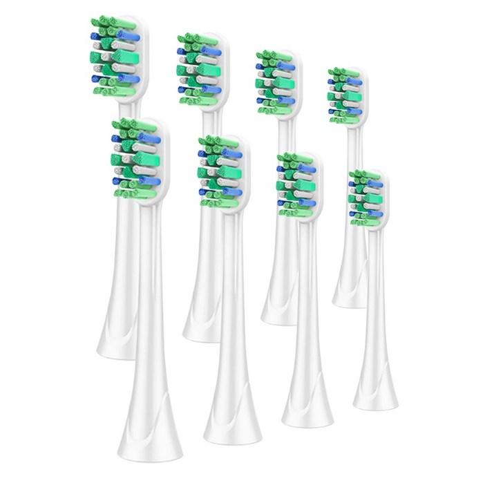 필립스 소닉케어 호환 전동 칫솔모 리필모, 2세트, 고급형 칫솔모 4개