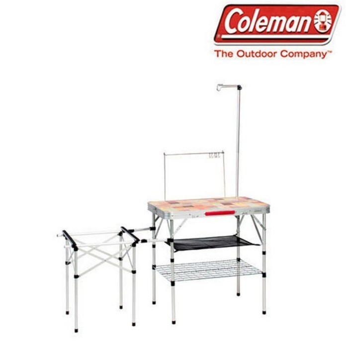 빠른배송 콜맨 내추럴 모자이크 컴팩트 키친 테이블 플러스 2000027402