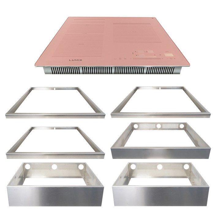 인덕션 프레임 3cm 5cm 6cm 8cm 15cm 받침대 띄움장 거치대 판넬 전기레인지 스탠드 외함 하이라이트 케이스 프리스탠딩 루미스 LUMIS, 3cm A타입 594x524