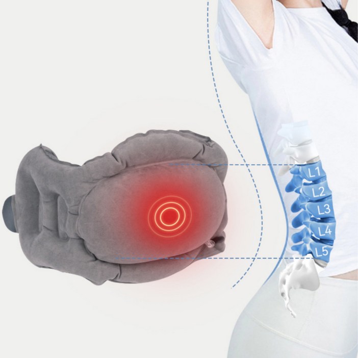 보들램 에어허그 허리쿠션 기내용 비행기 에어 허리방석 요추쿠션