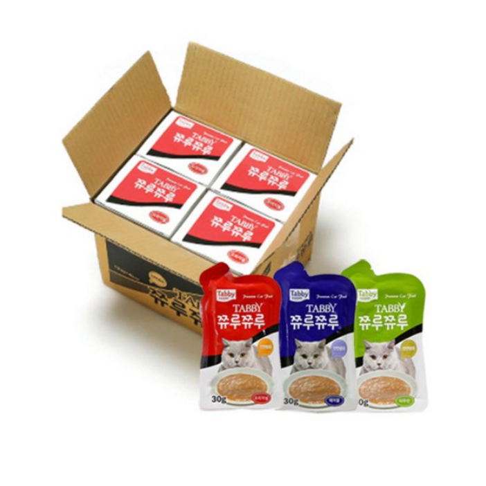 테비 쮸루쮸루 30g 48개 1박스 파우치