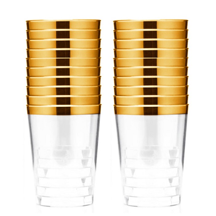 쓱싹 금라인 일회용 플라스틱컵 10온스